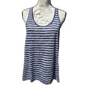 Ideology -1501 Gray Striped Tank Top Racerback Activewear‎ Women's Medium